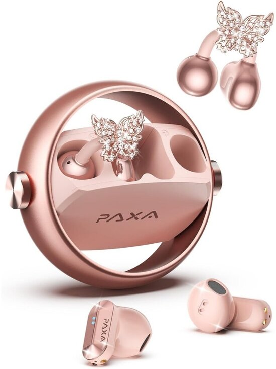 Other - Wireless Rose Gold 1 Clip-On Butterfly Earring Ultra-long 140H Bluetooth Earbud